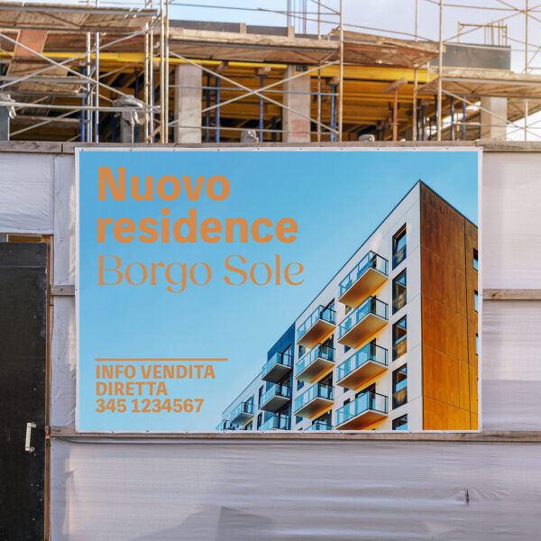 Banner in PVC occhiellato