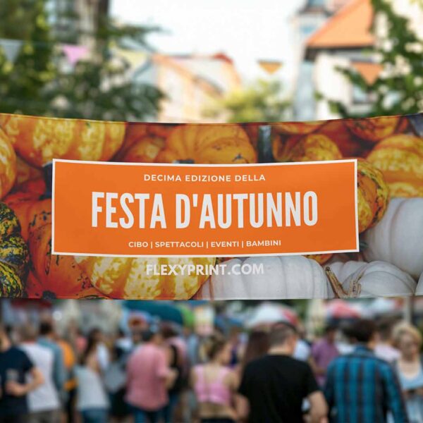 Banner in PVC stradale