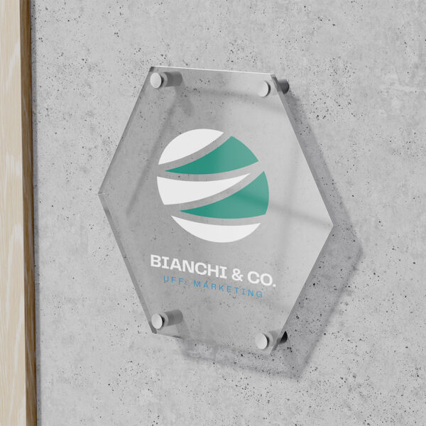 Plexiglass trasparente da 5 mm retro bianco