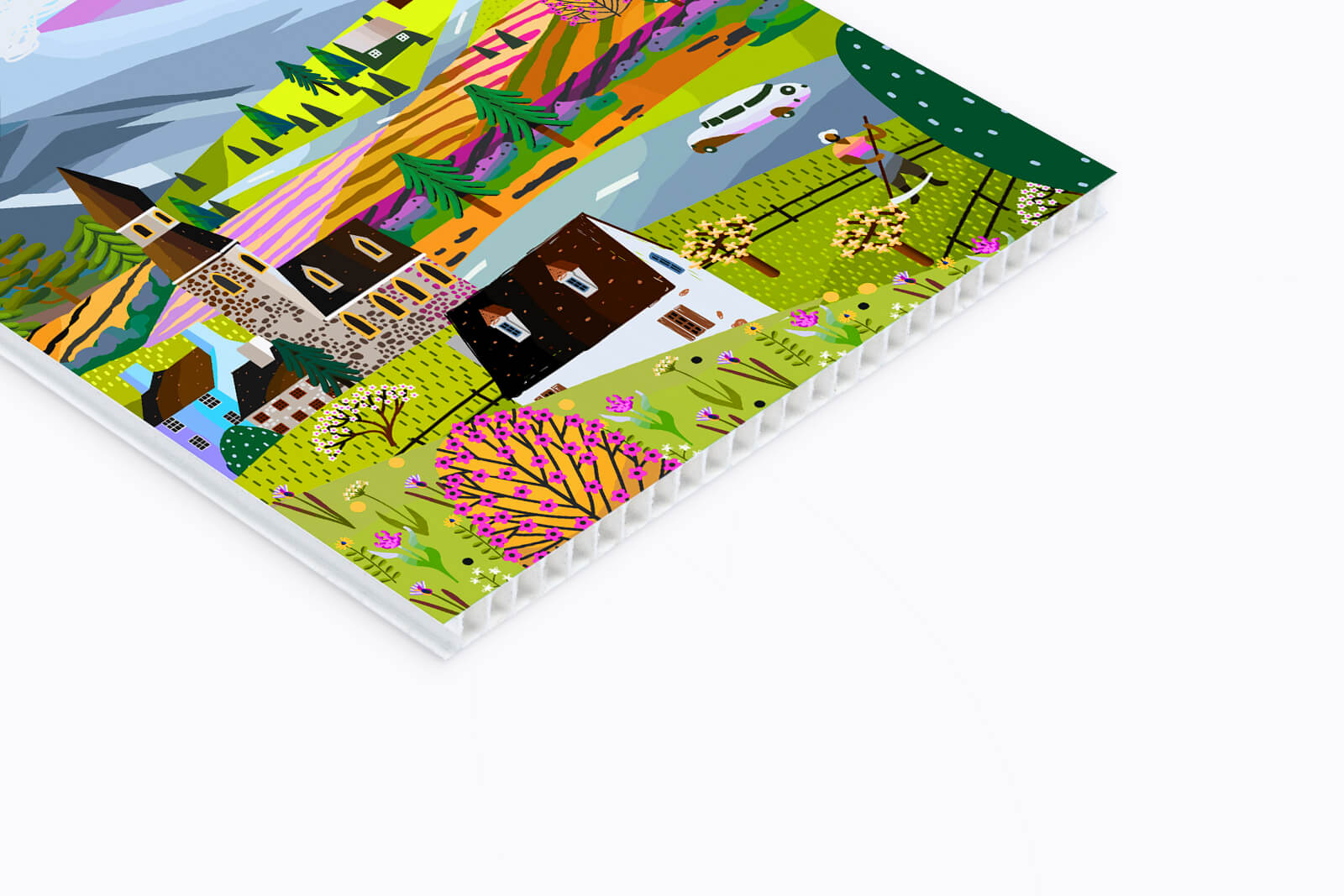 Polionda PVC alveolare da 5 mm monofacciale - immagine 3