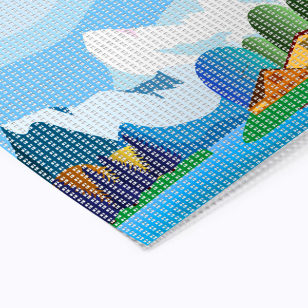 Banner in PVC microforato