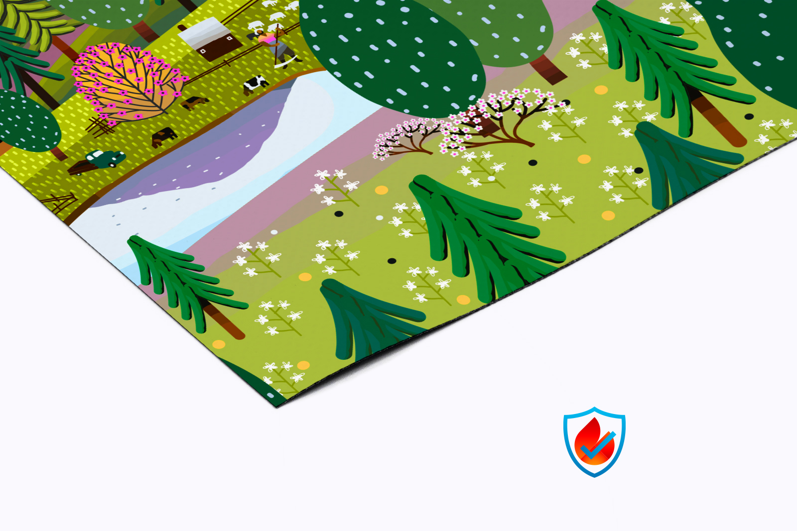 Banner in PVC personalizzabile ignifugo - immagine 2