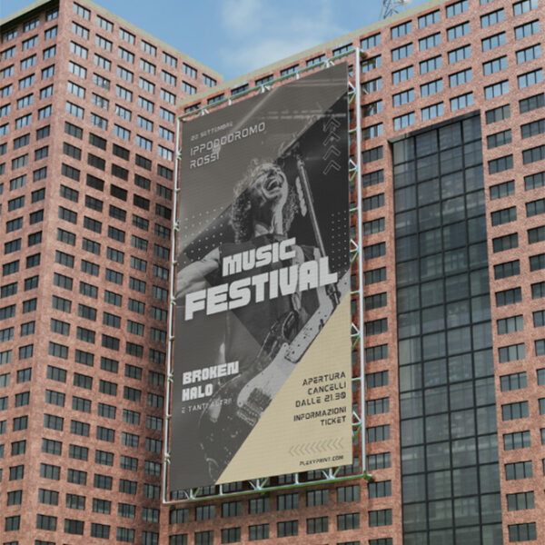 Stampa su Banner microforato