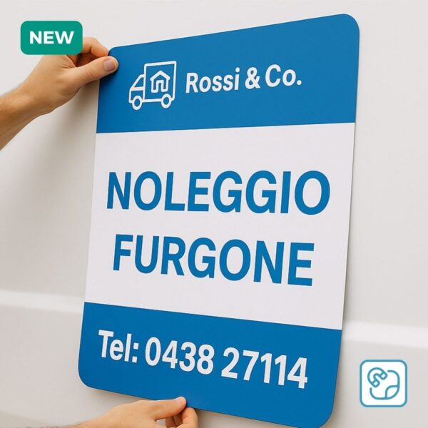 Stampa Digitale Targhe Magnetiche per Auto e per Furgoni